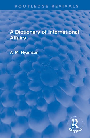 Dictionary of International Affairs