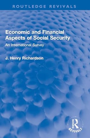 Economic and Financial Aspects of Social Security