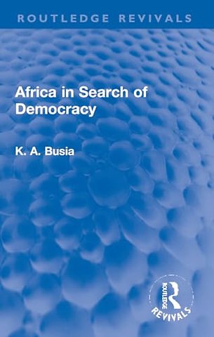 Africa in Search of Democracy