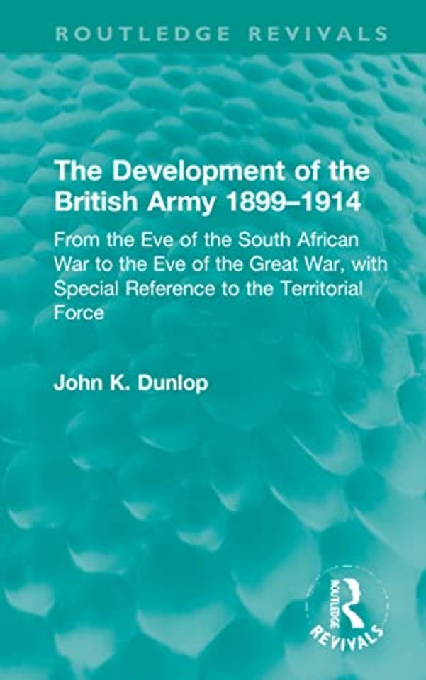 Development of the British Army 1899–1914