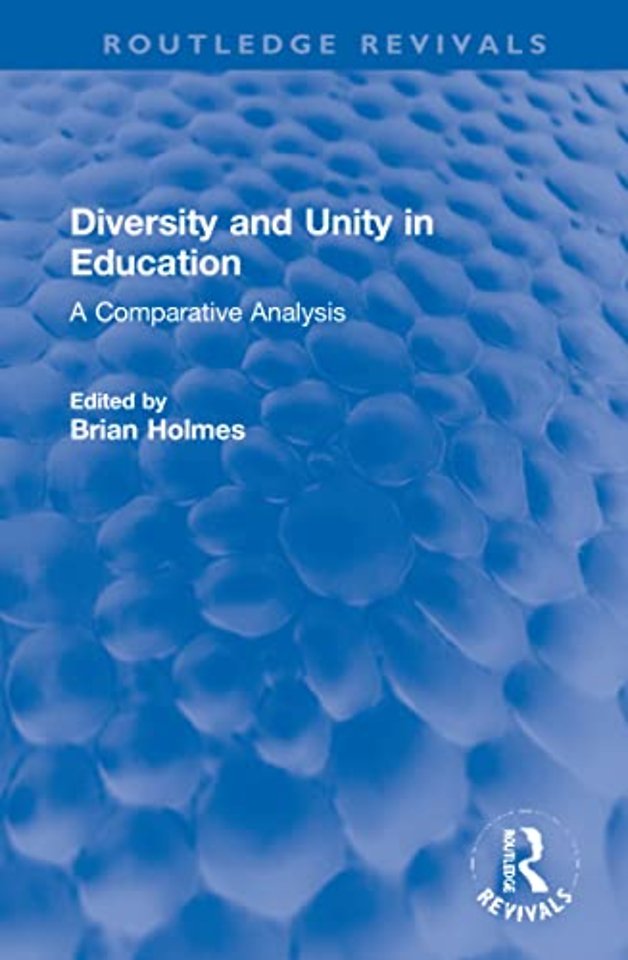 Diversity and Unity in Education