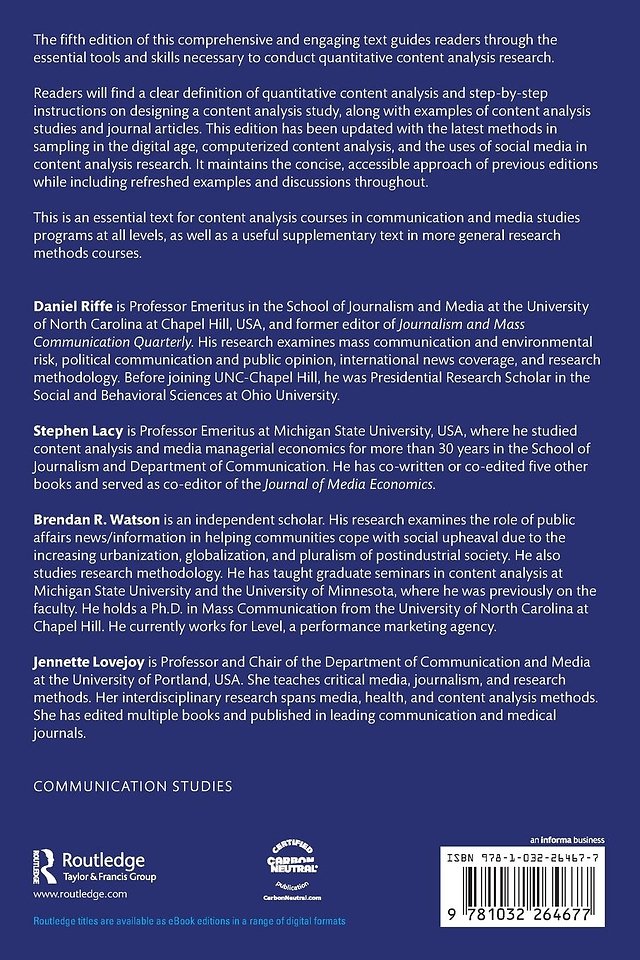 Analyzing Media Messages