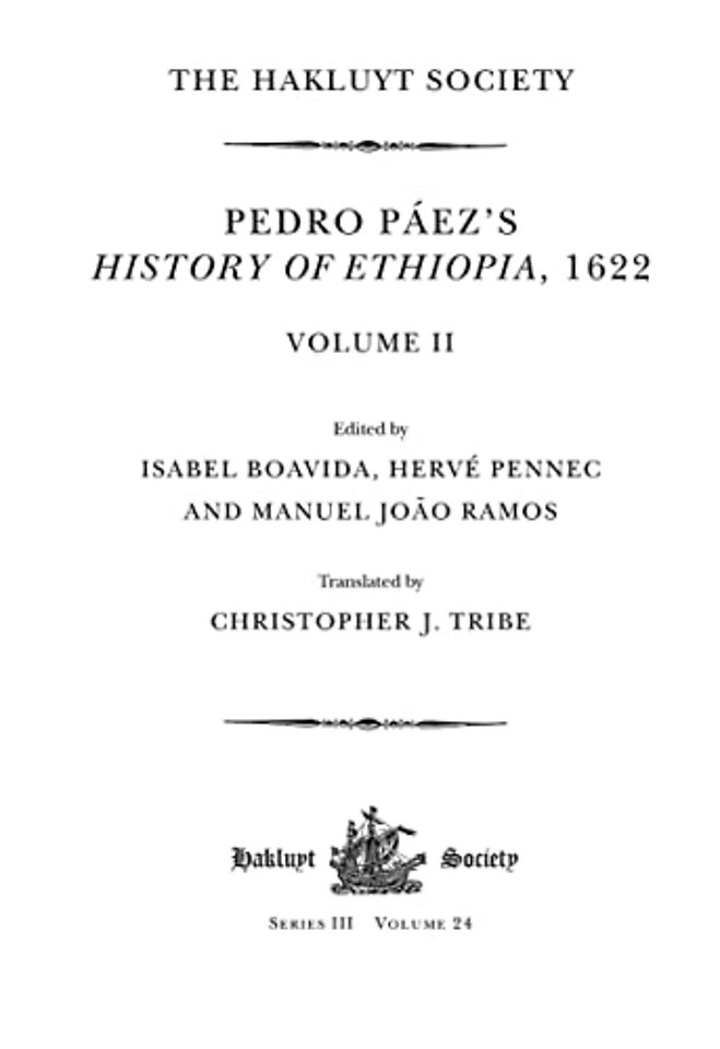 Pedro Páez's History of Ethiopia, 1622 / Volume II