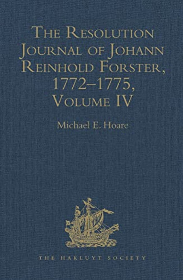 Resolution Journal of Johann Reinhold Forster, 1772–1775