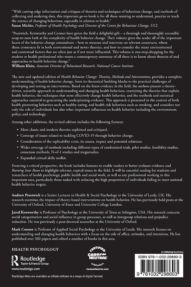 Health Behavior Change