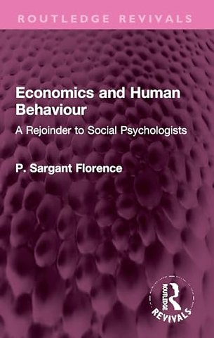 Economics and Human Behaviour