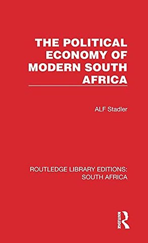 Political Economy of Modern South Africa