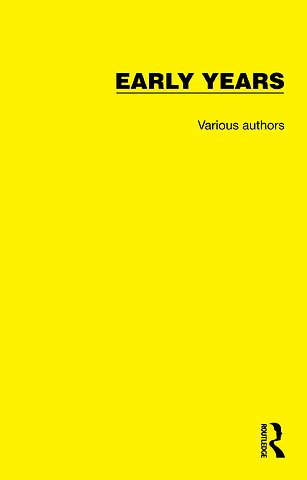 Routledge Library Editions: Early Years