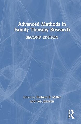 Advanced Methods in Family Therapy Research