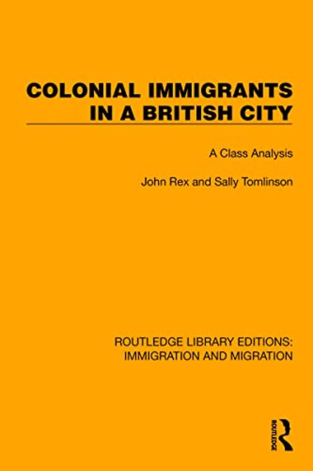 Colonial Immigrants in a British City