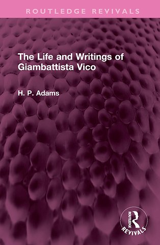 Life and Writings of Giambattista Vico