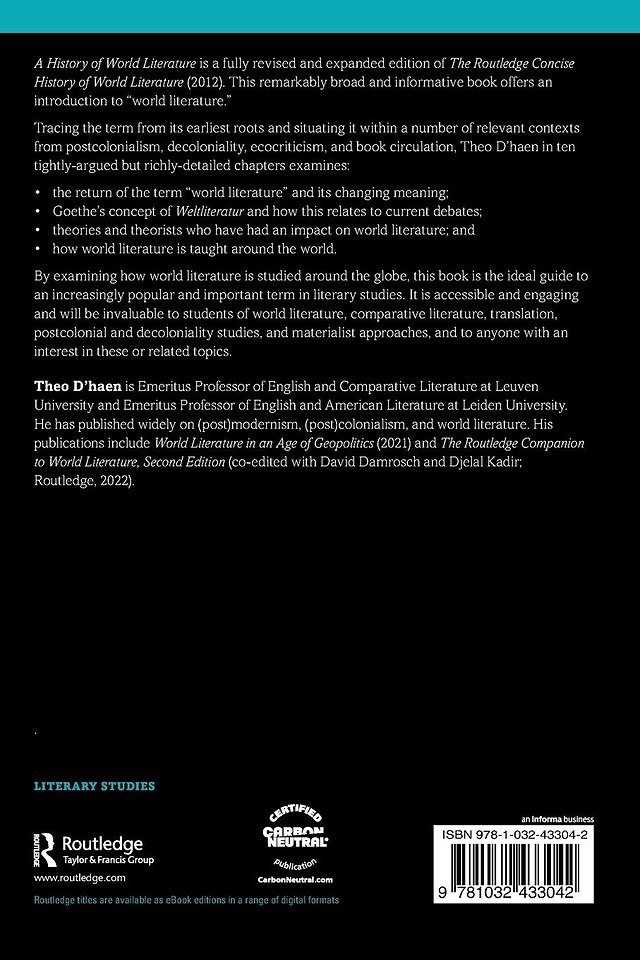 A History of World Literature