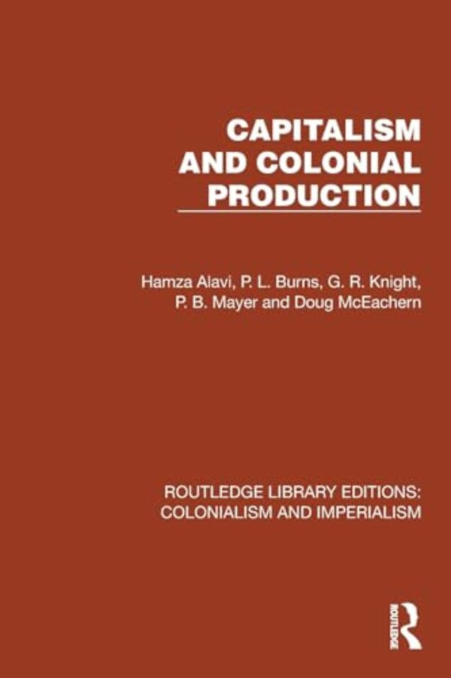 Capitalism and Colonial Production