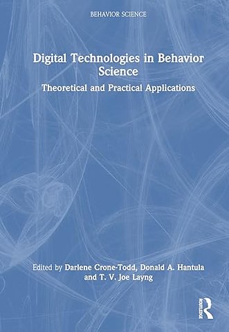 Digital Technologies in Behavior Science