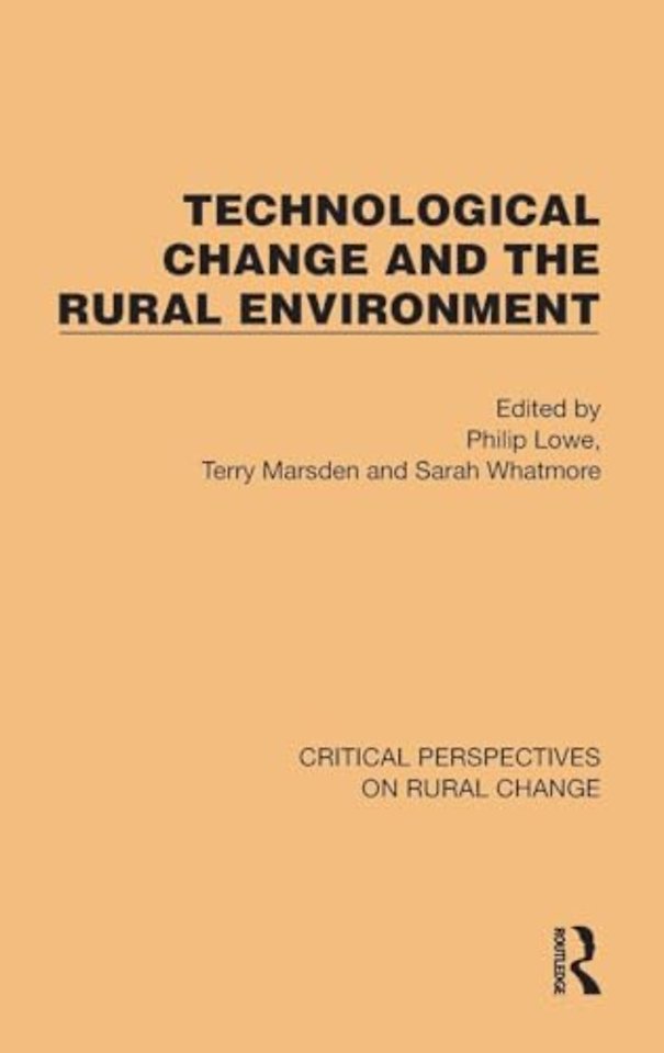 Technological Change and the Rural Environment