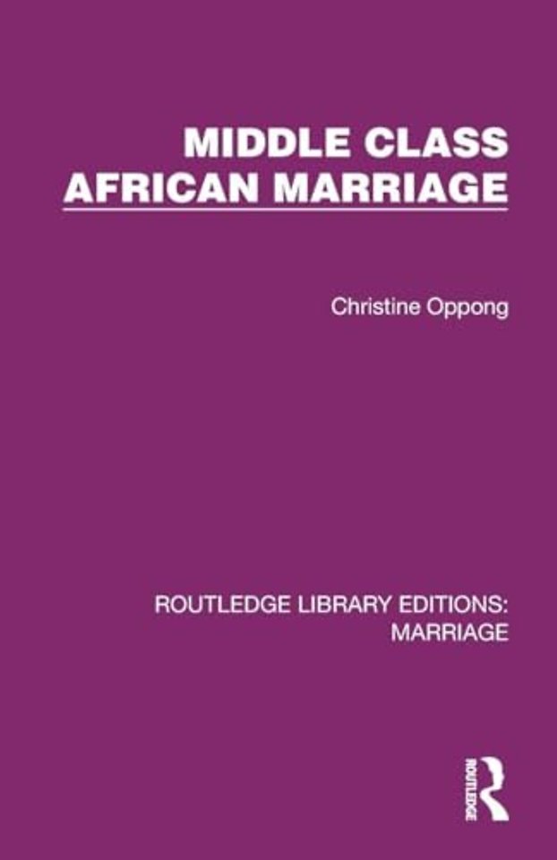 Middle Class African Marriage