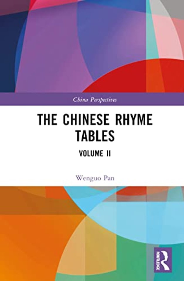 Chinese Rhyme Tables