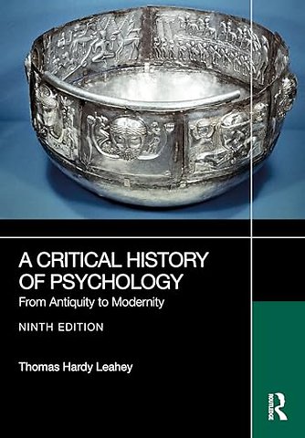 A Critical History of Psychology