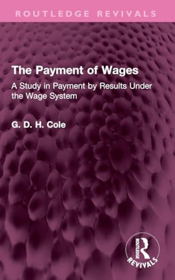 The Payment of Wages