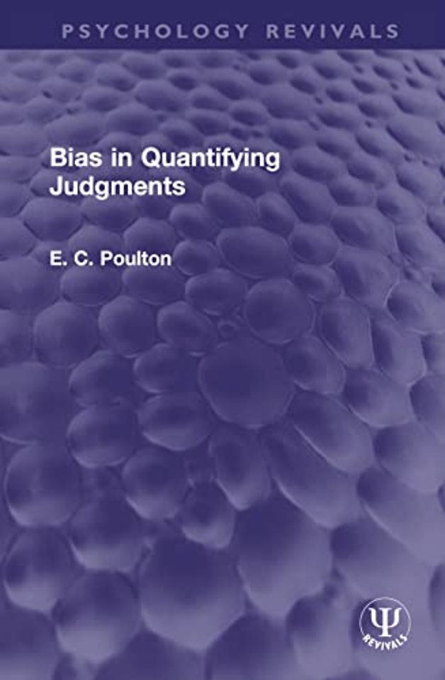 Bias in Quantifying Judgments