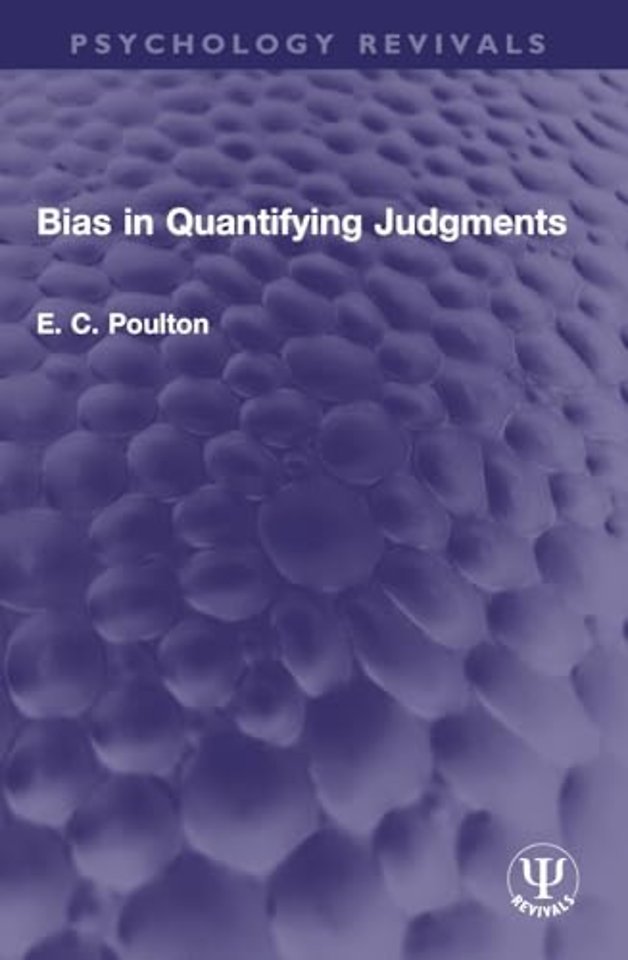 Bias in Quantifying Judgments
