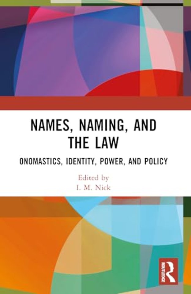 Names, Naming, and the Law