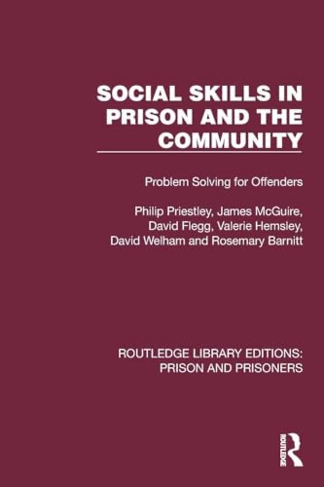 Social Skills in Prison and the Community