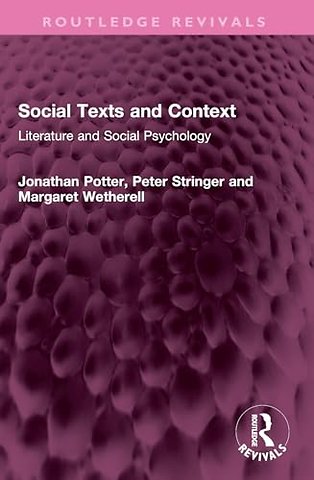 Social Texts and Context