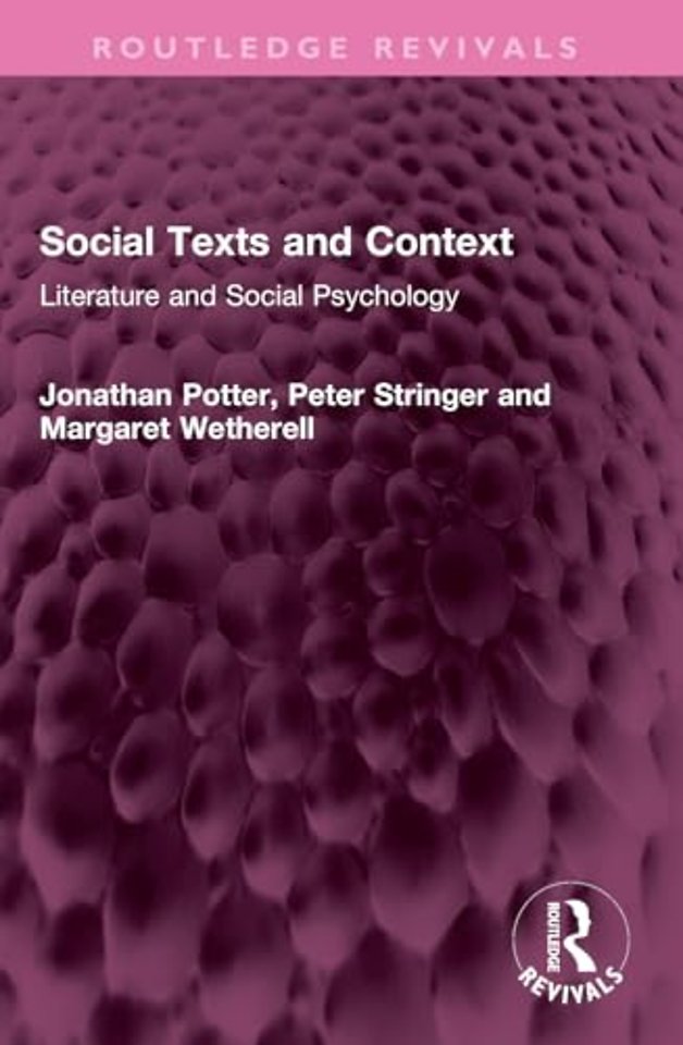 Social Texts and Context