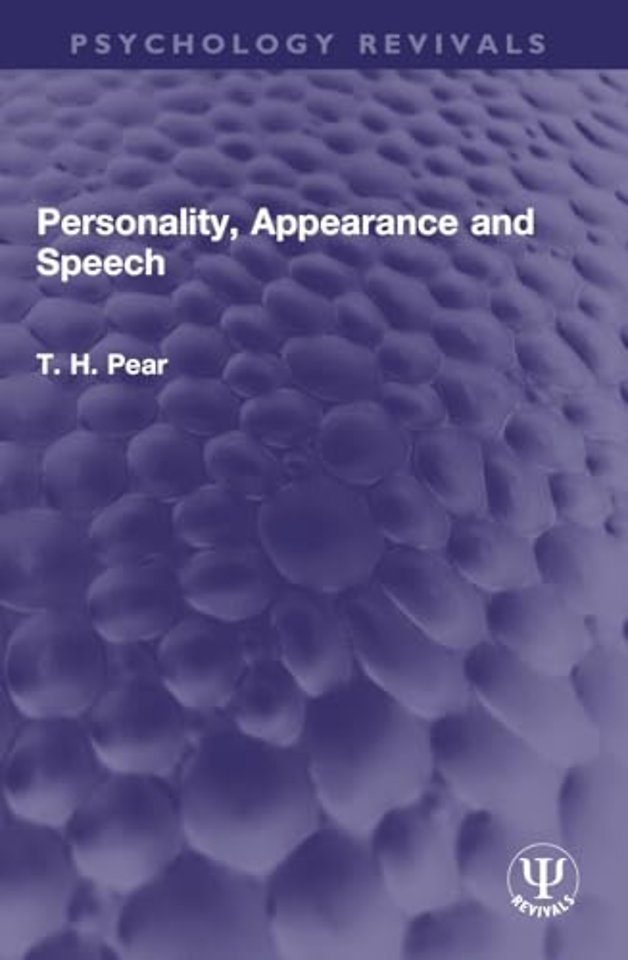 Personality, Appearance and Speech