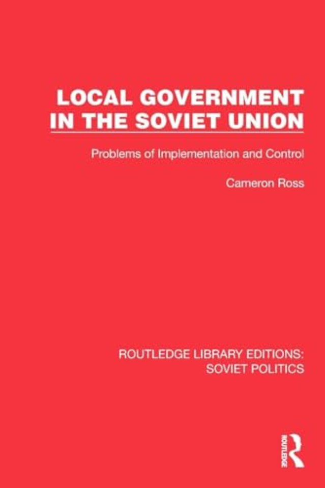 Local Government in the Soviet Union
