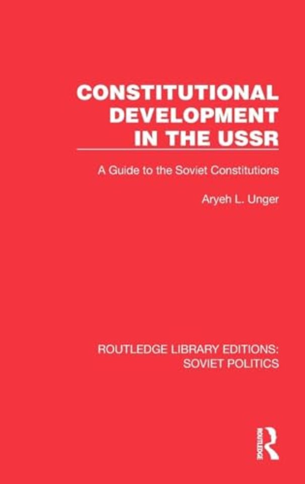 Constitutional Development in the USSR