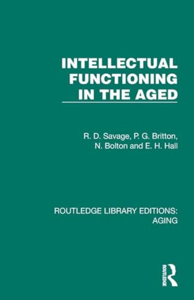 Intellectual Functioning in the Aged