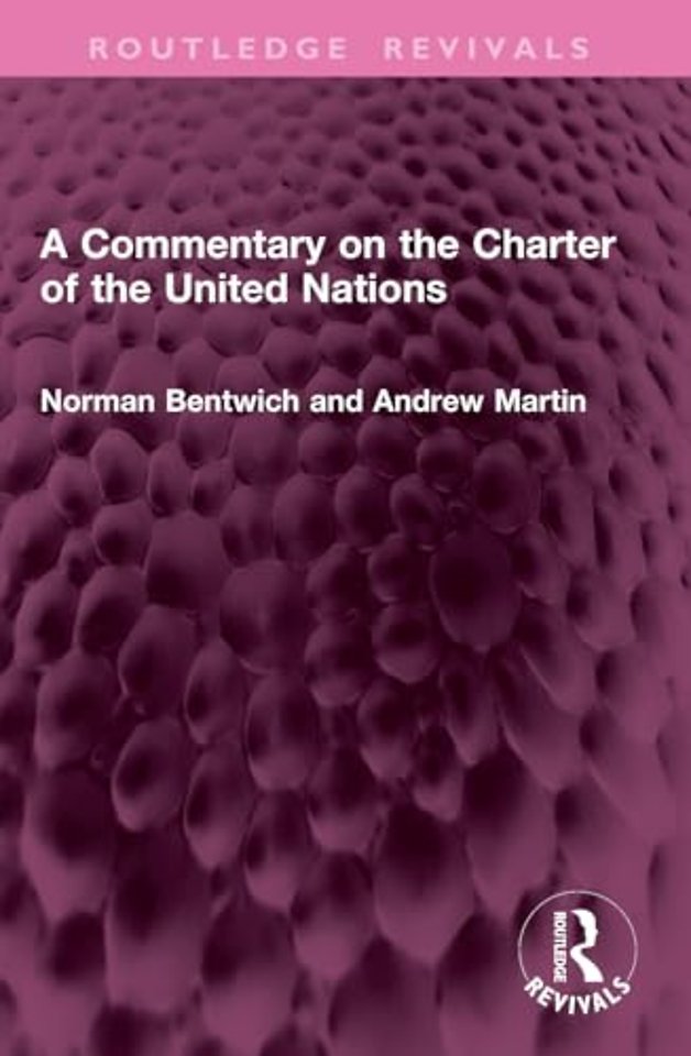 A Commentary on the Charter of the United Nations