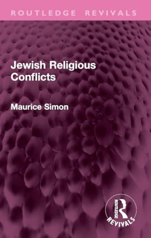 Jewish Religious Conflicts