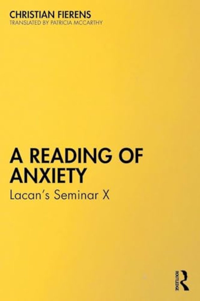 A Reading of Anxiety