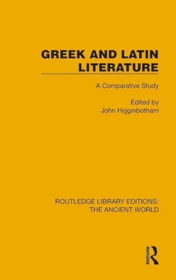 Greek and Latin Literature