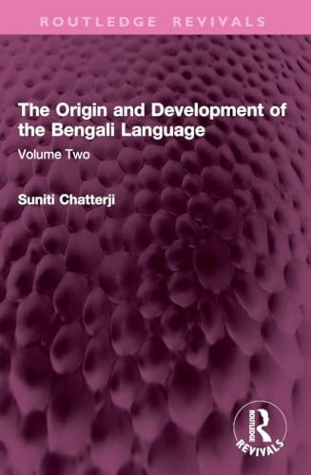 The Origin and Development of the Bengali Language