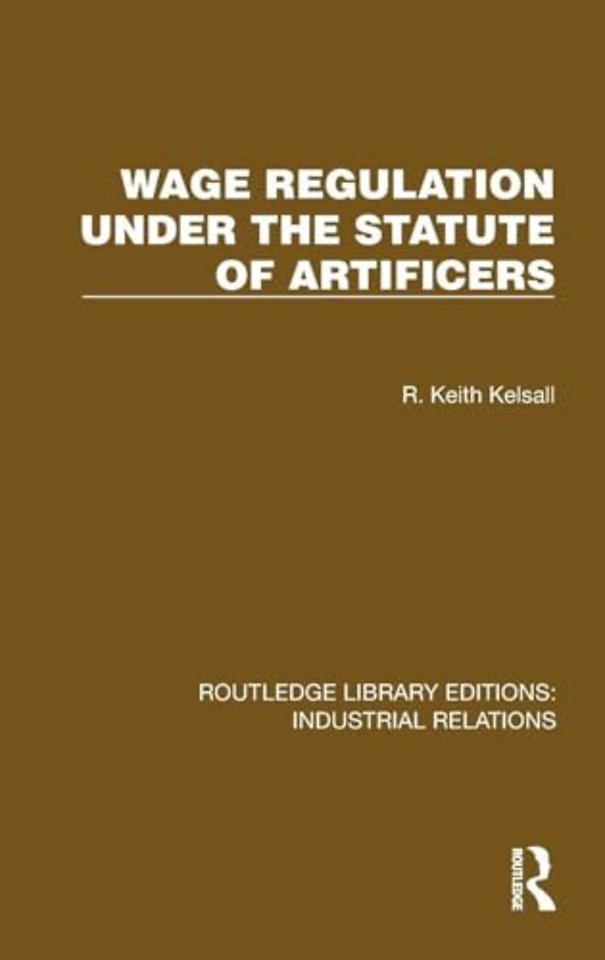 Wage Regulation under the Statute of Artificers