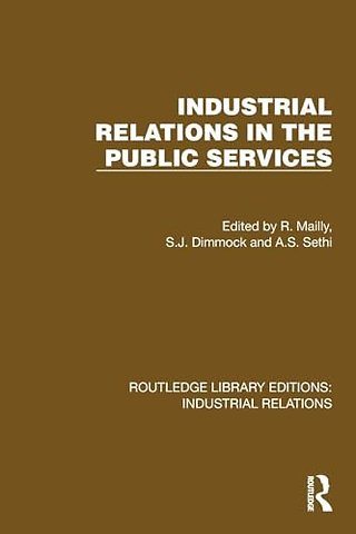 Industrial Relations in the Public Services