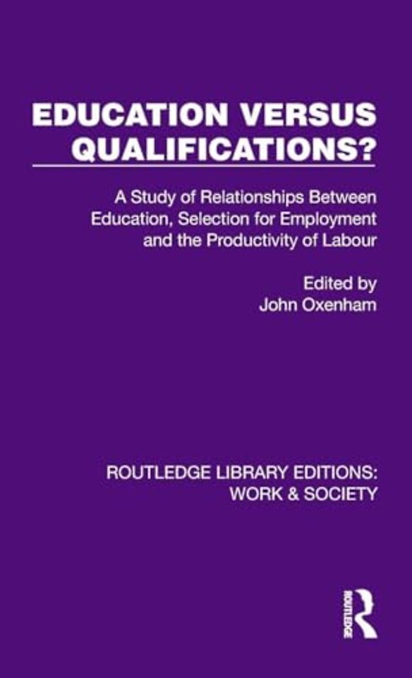 Education Versus Qualifications?