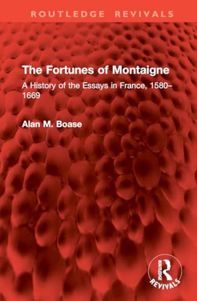 The Fortunes of Montaigne