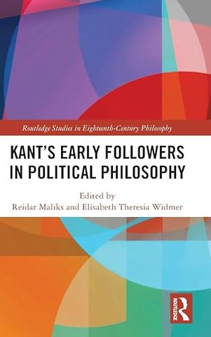 Kant’s Early Followers in Political Philosophy