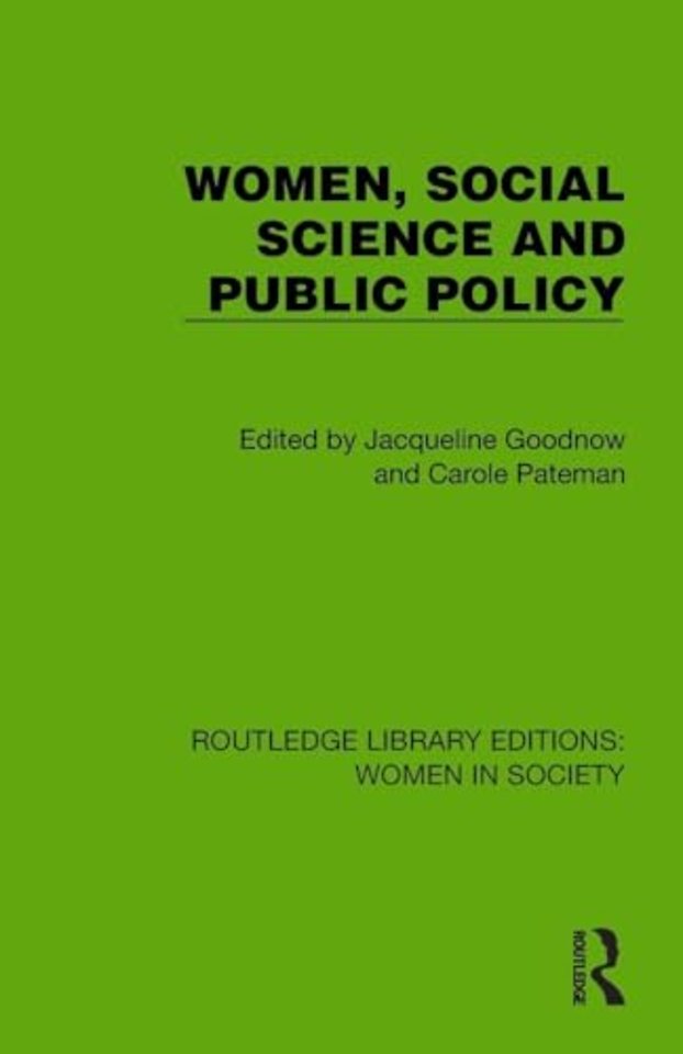 Women, Social Science and Public Policy