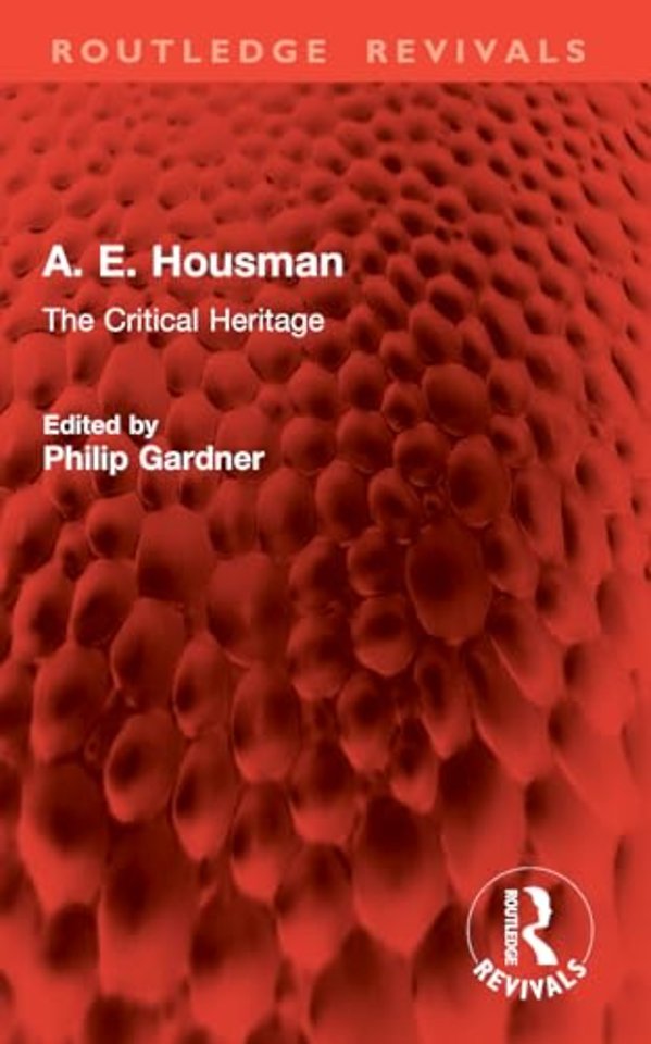 A. E. Housman