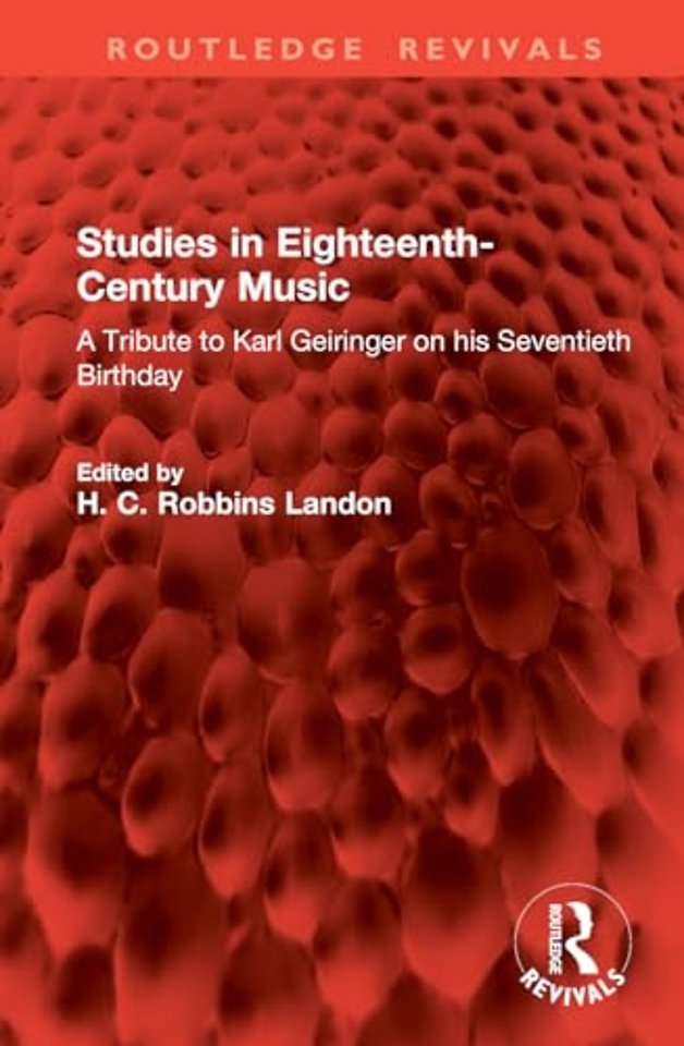 Studies in Eighteenth-Century Music
