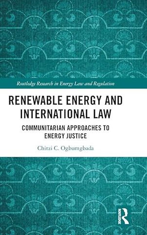 Renewable Energy and International Law