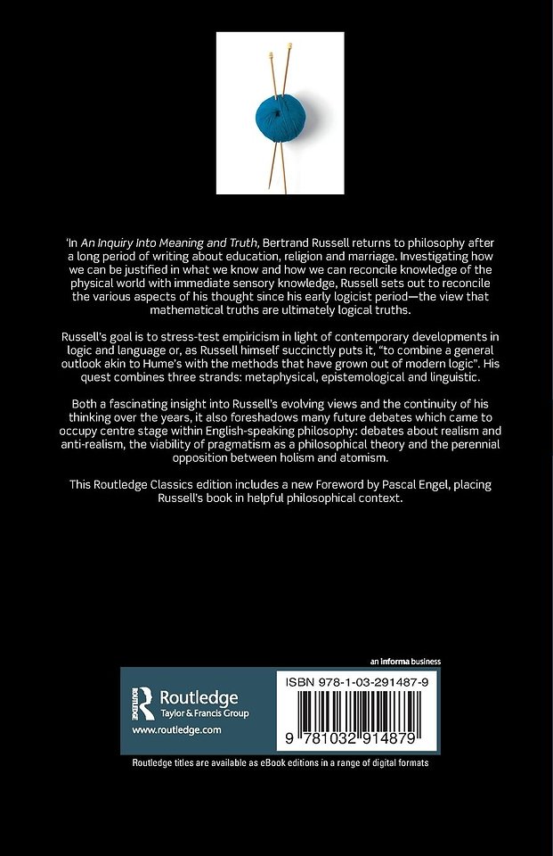 An Inquiry Into Meaning and Truth
