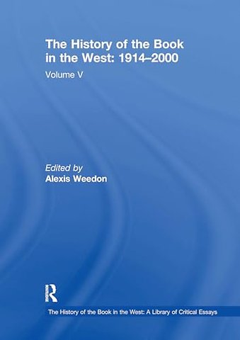 The History of the Book in the West: 1914?2000