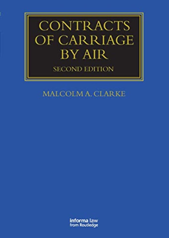 Contracts of Carriage by Air